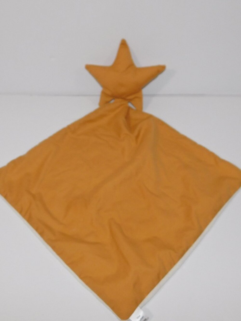 The Butter Flying Mustard Yellow Star Security Blanket Baby Lovey Nunu Soother